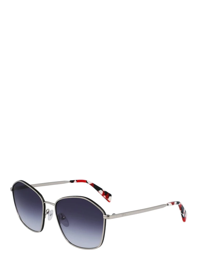 Gray Metal Sunglasses