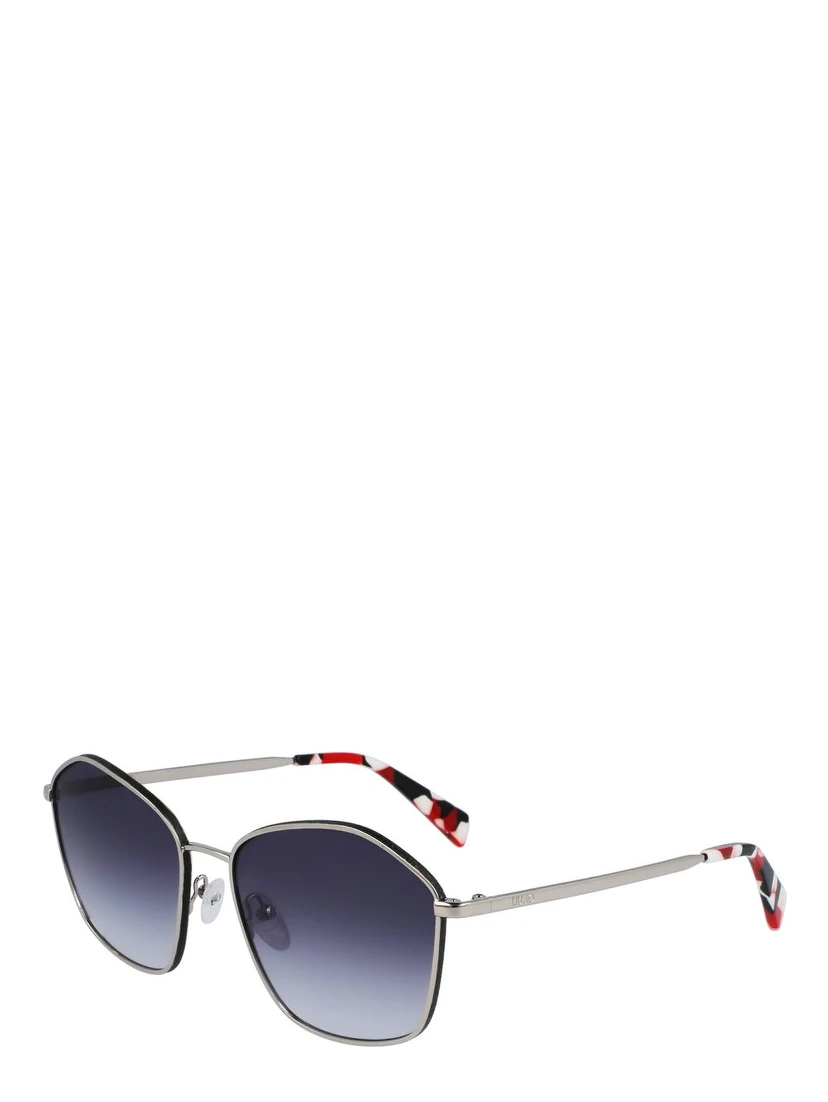 Gray Metal Sunglasses