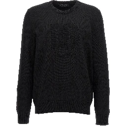 Black Virgin Wool Cardigan
