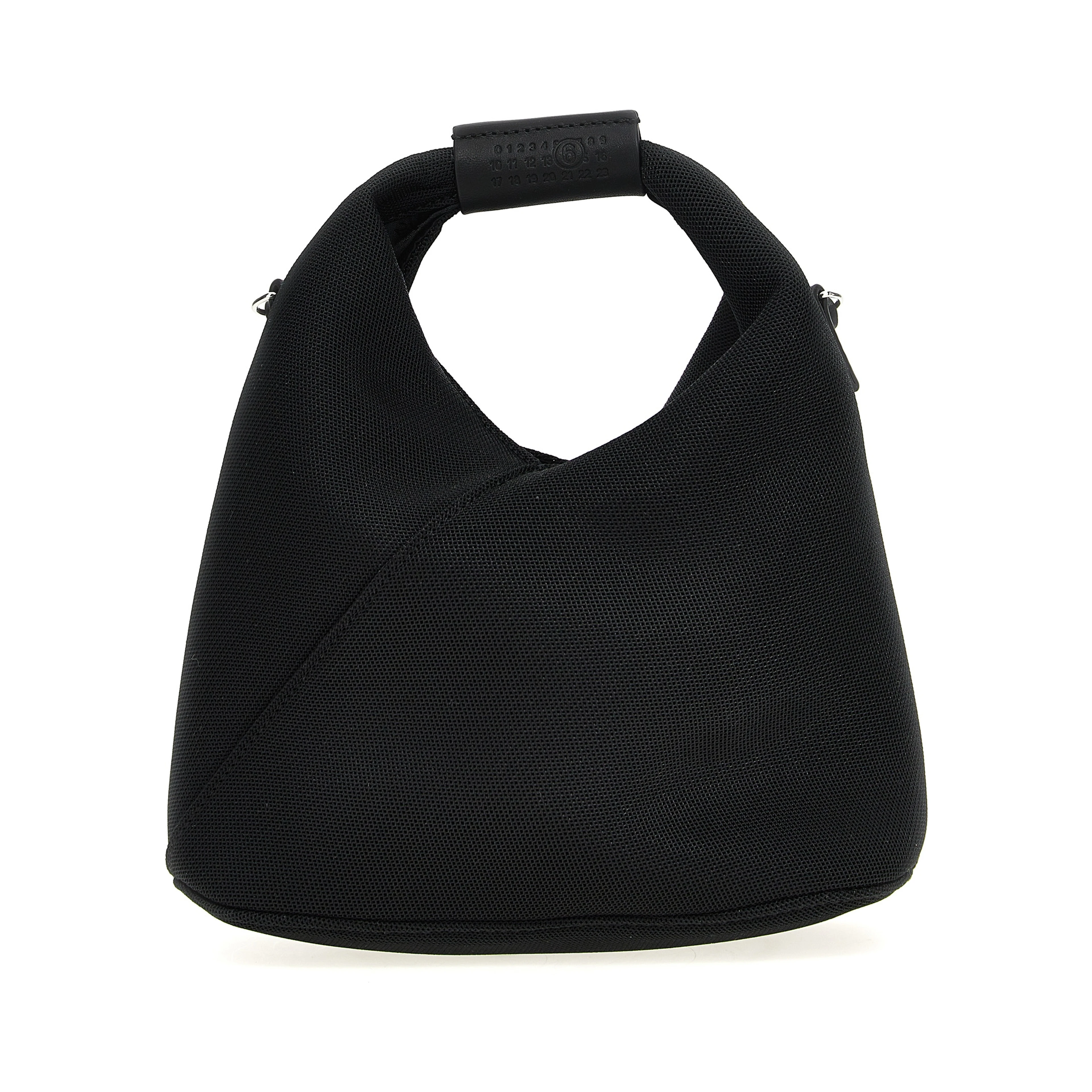 Black Polyester Crossbody Bag