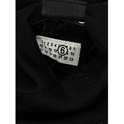 Black Polyester Crossbody Bag
