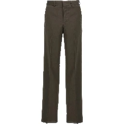 Bicolor Wool Dress Pants