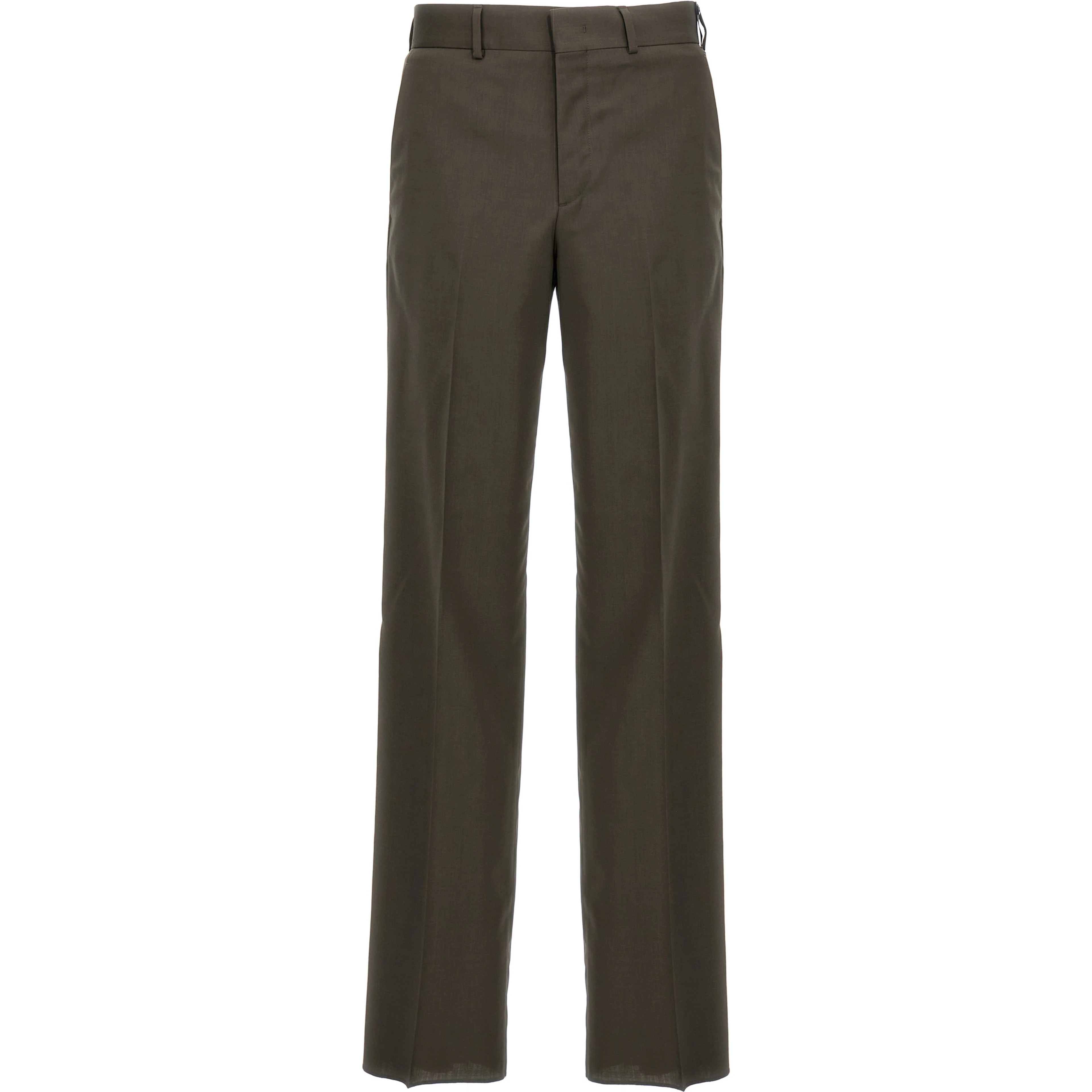 Bicolor Wool Dress Pants