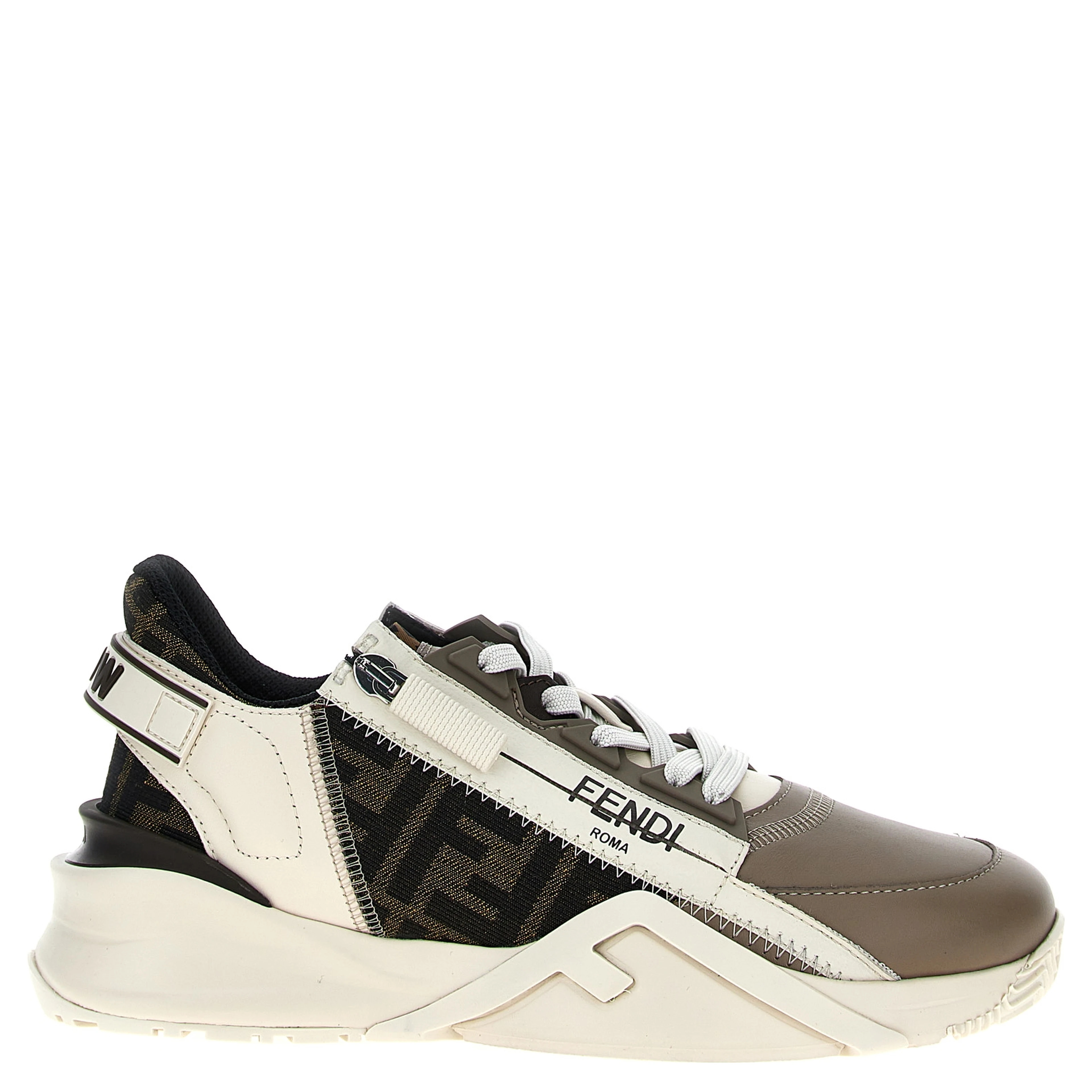 Multicolor Calf Leather Bos Taurus Athletic Sneakers