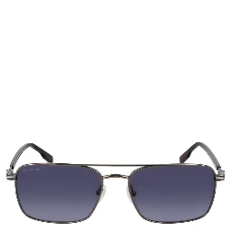 Gray Metal Sunglasses