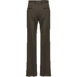Bicolor Wool Dress Pants