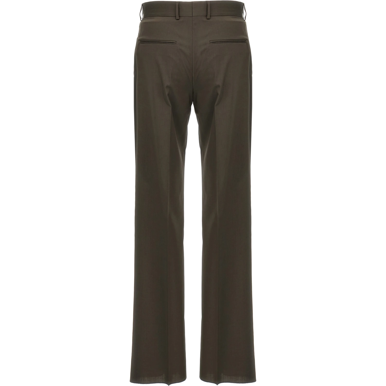 Bicolor Wool Dress Pants