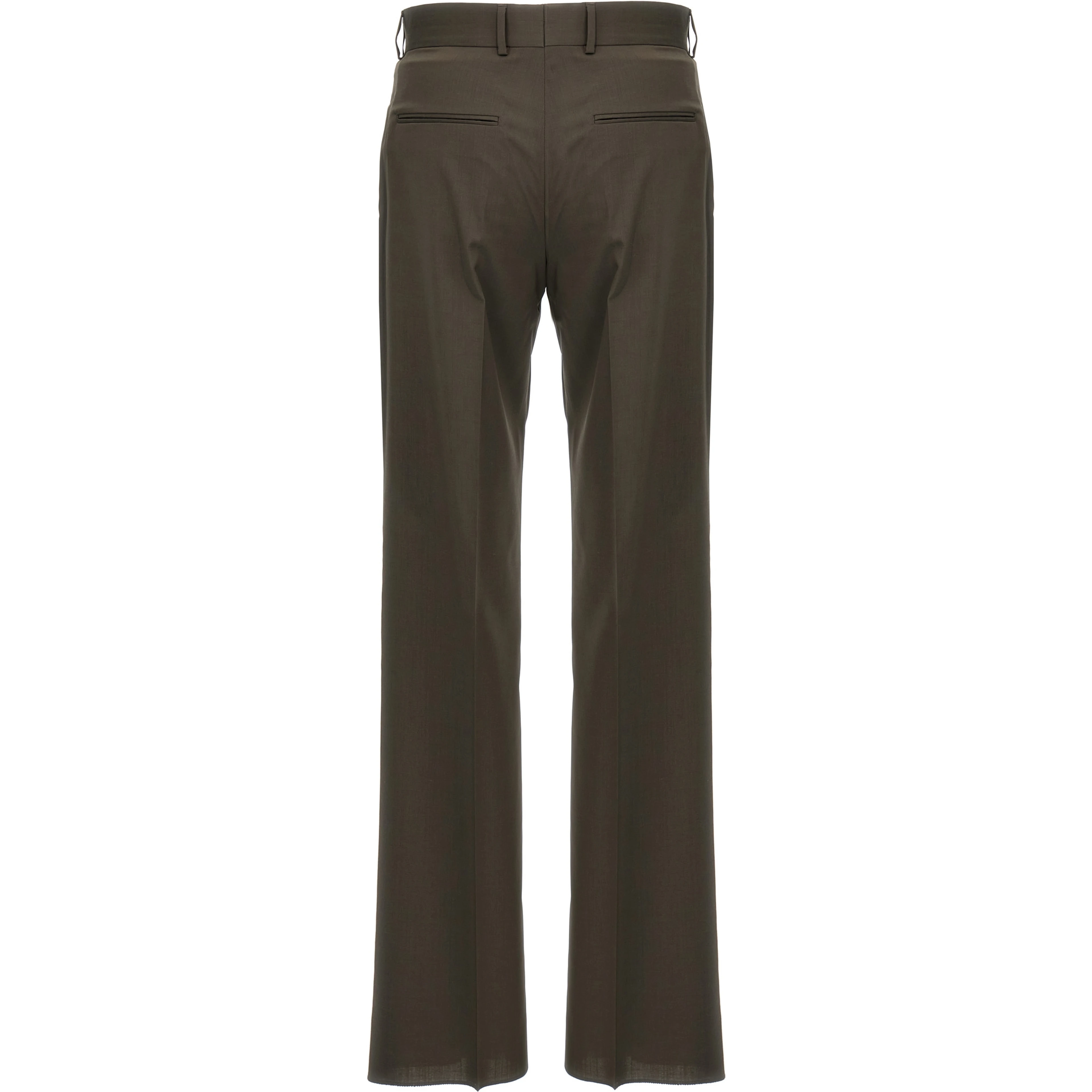 Bicolor Wool Dress Pants