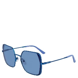 Blue Metal Sunglasses