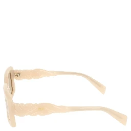 Brown Injected Sunglasses