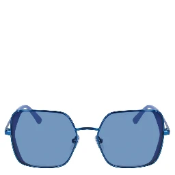 Blue Metal Sunglasses