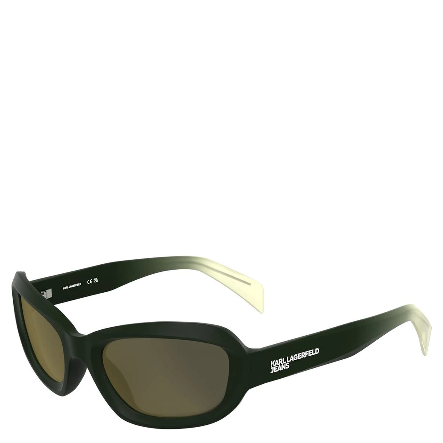 Brown Injected Sunglasses