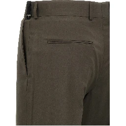 Bicolor Wool Dress Pants