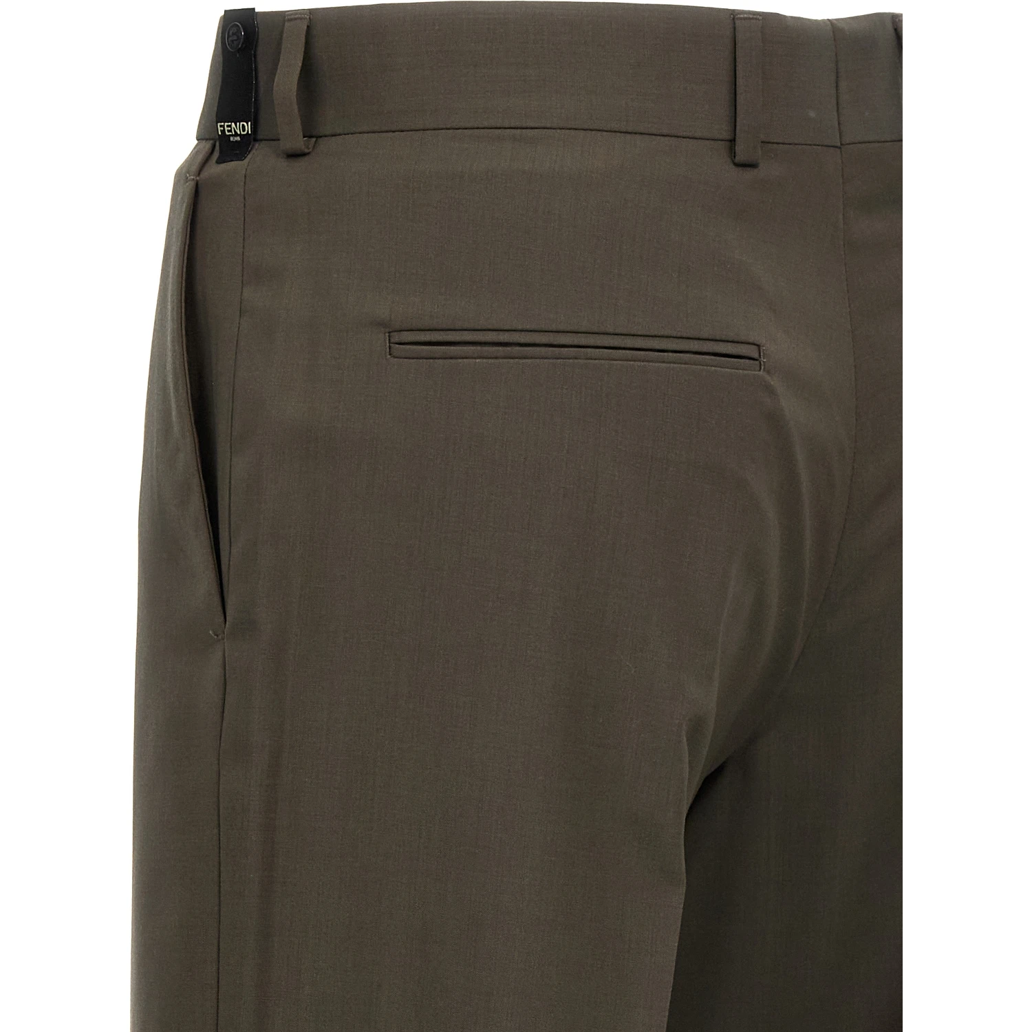 Bicolor Wool Dress Pants