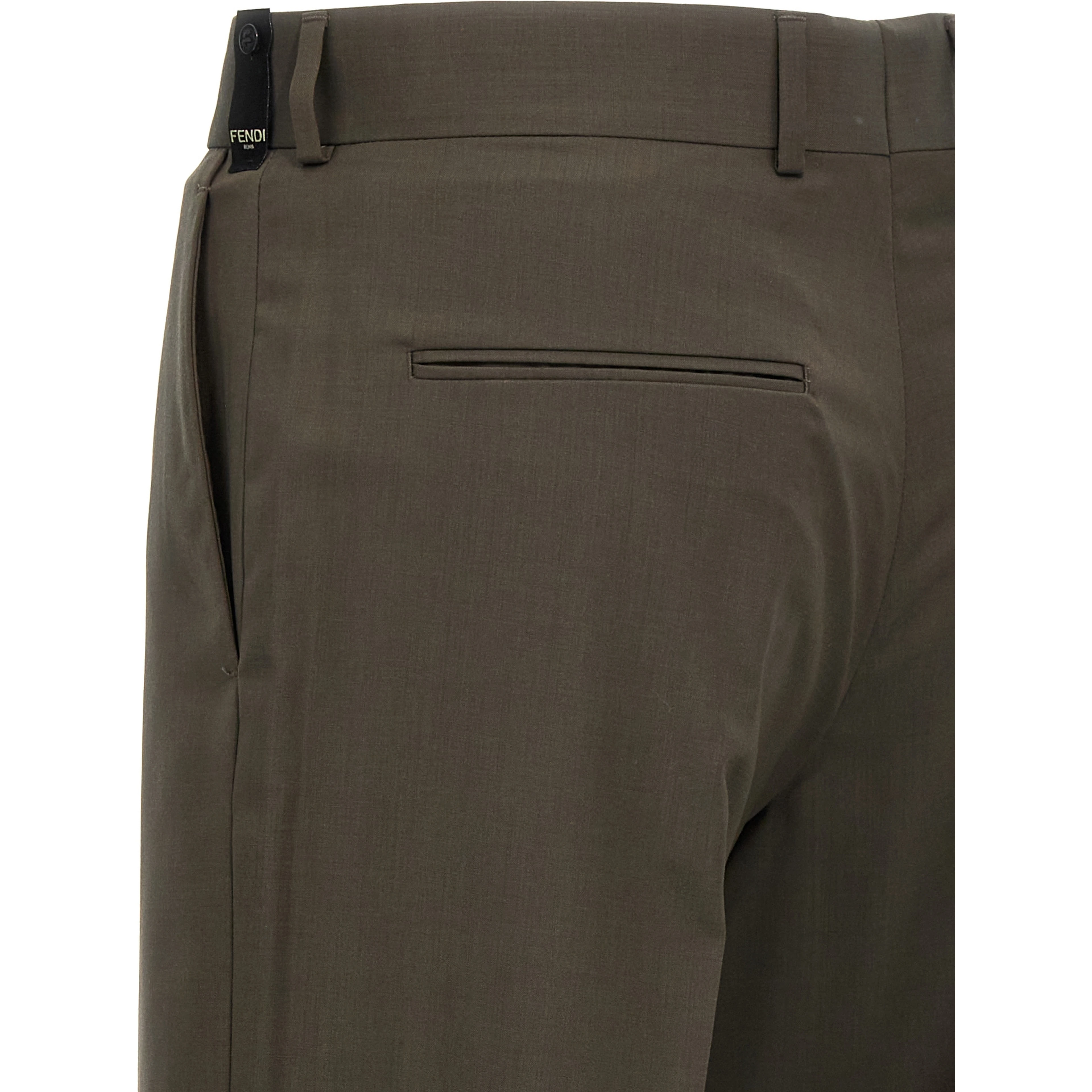 Bicolor Wool Dress Pants