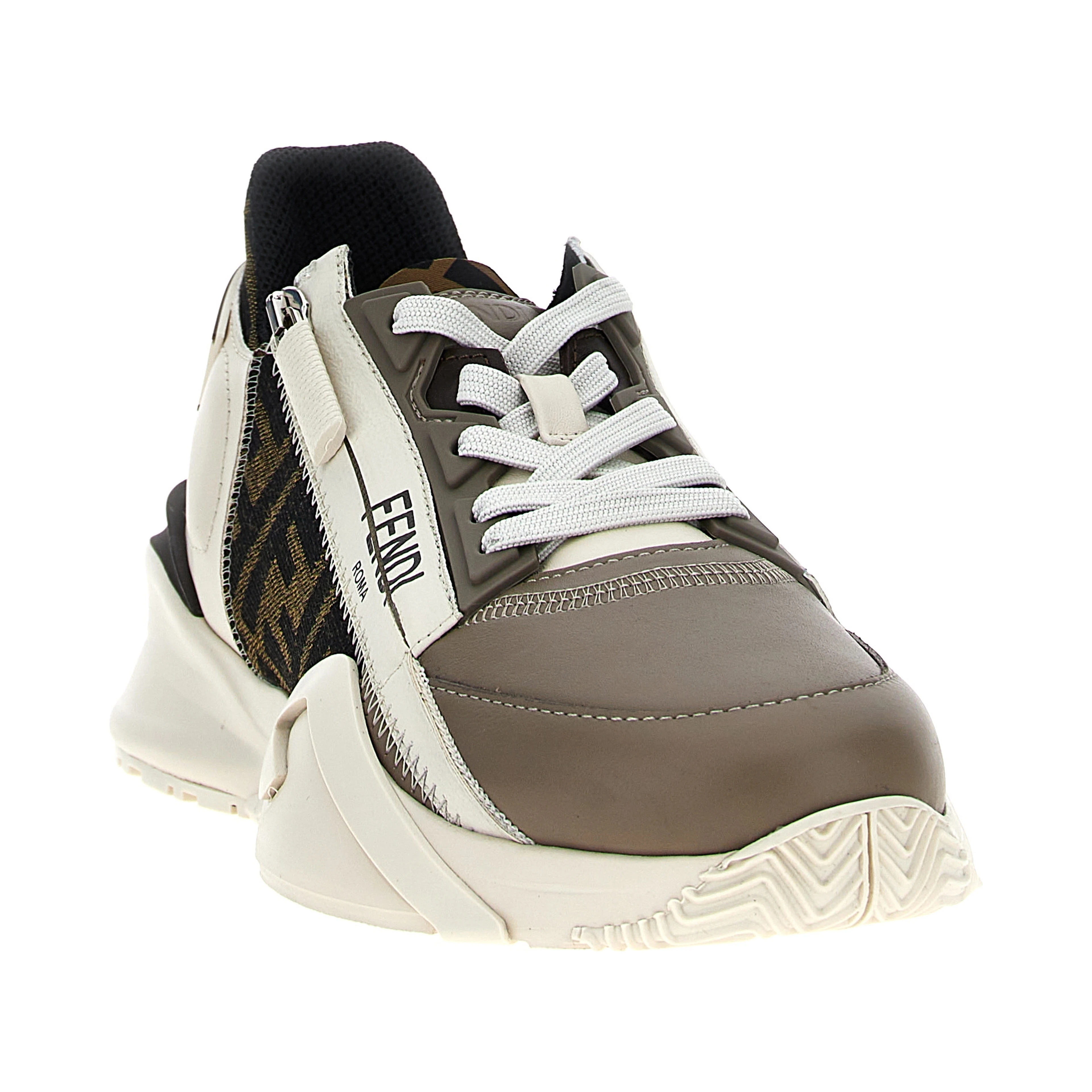 Multicolor Calf Leather Bos Taurus Athletic Sneakers