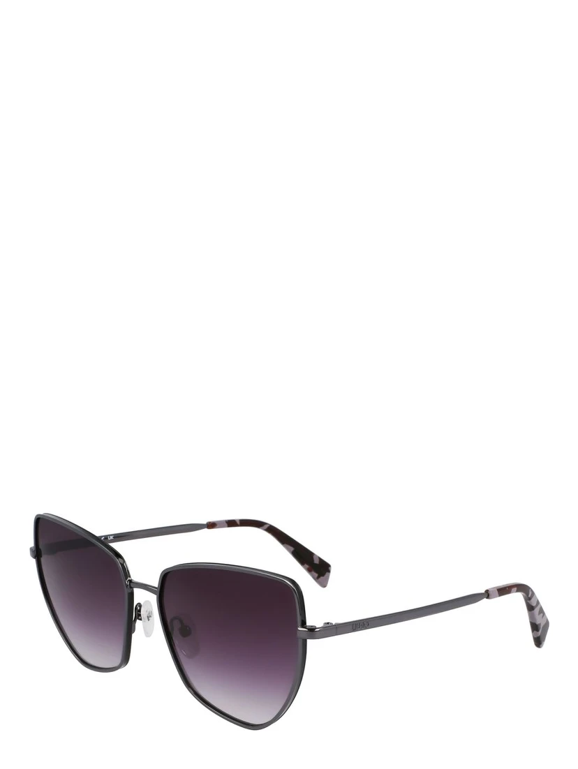 Gray Metal Sunglasses
