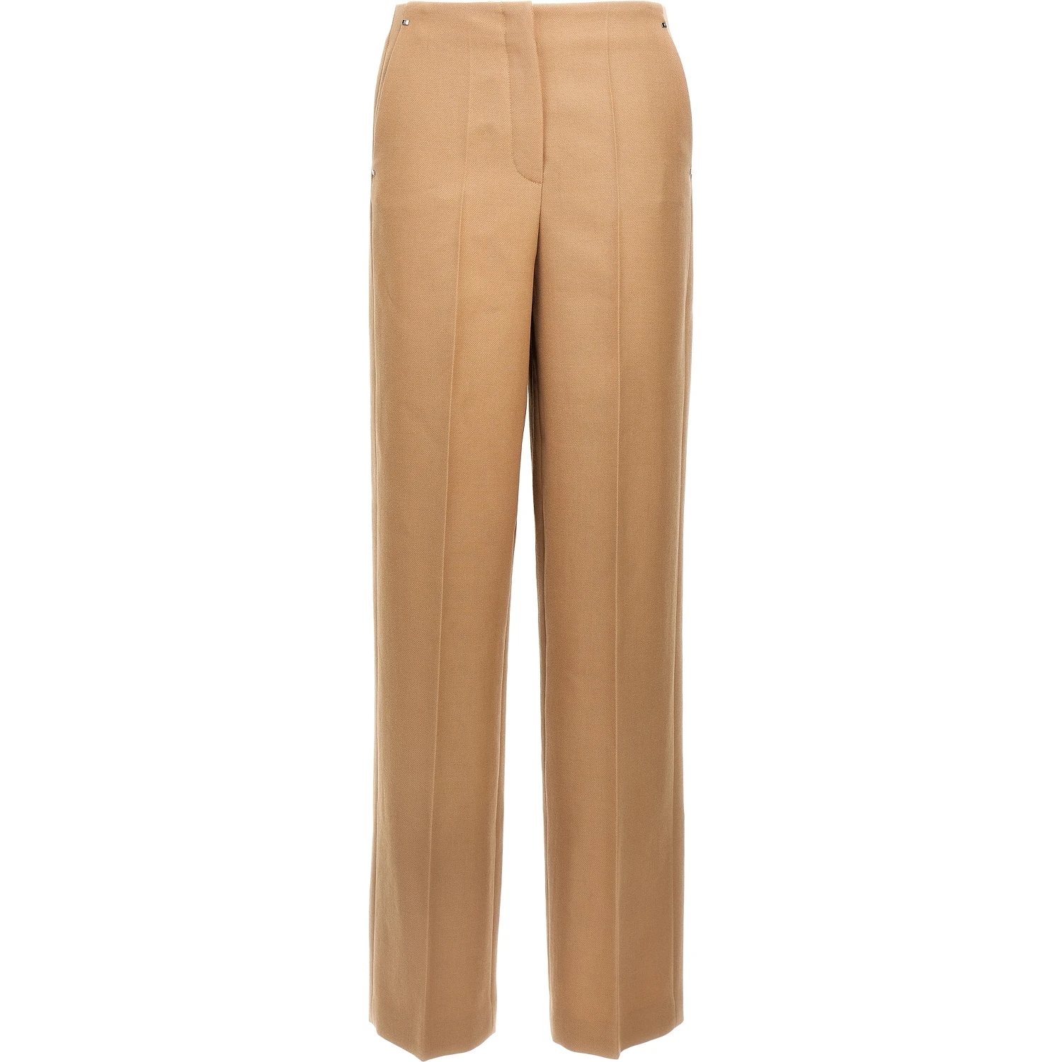 Beige Wool Dress Pants