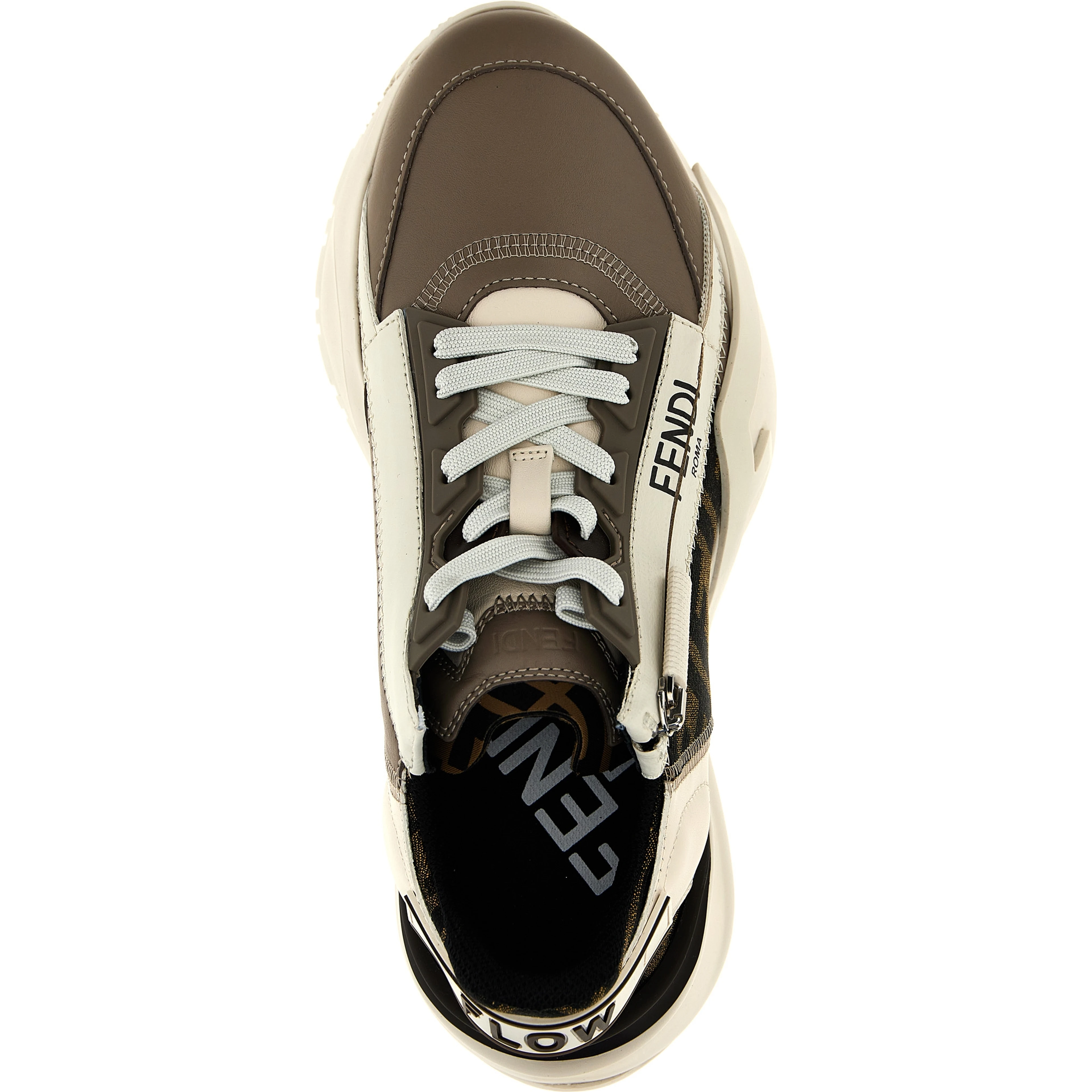 Multicolor Calf Leather Bos Taurus Athletic Sneakers
