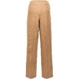 Beige Wool Dress Pants