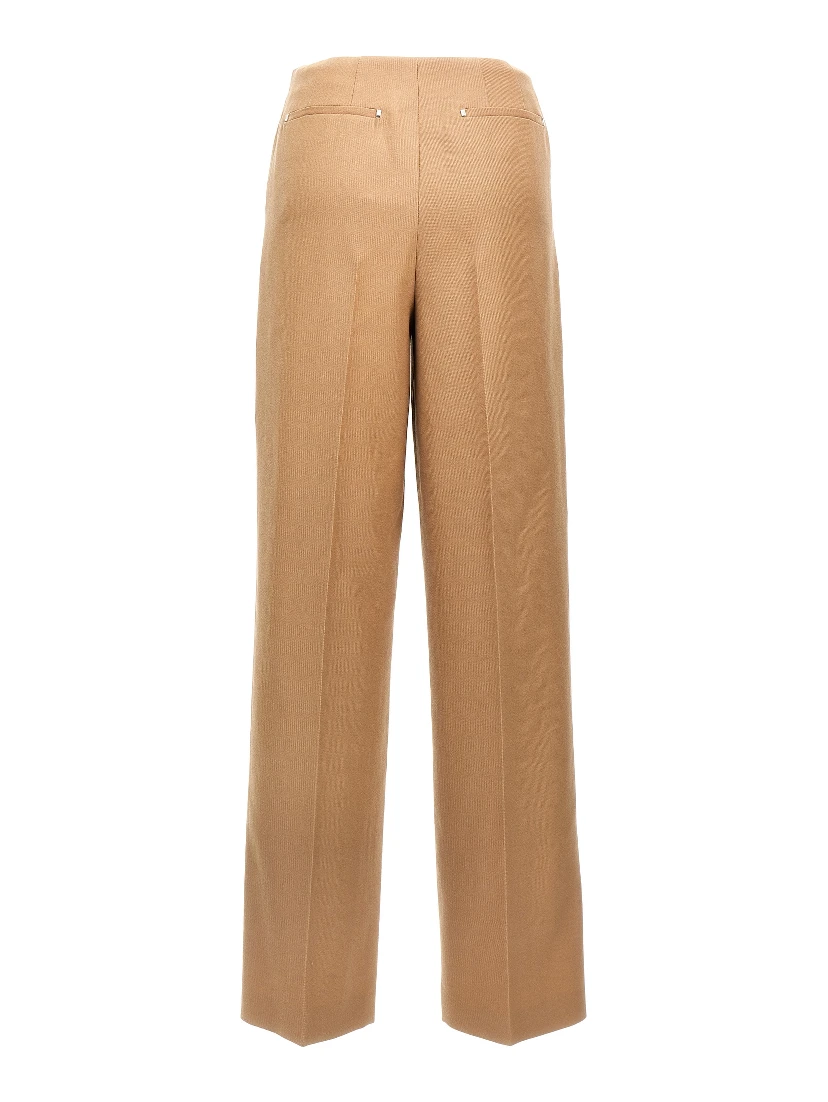 Beige Wool Dress Pants