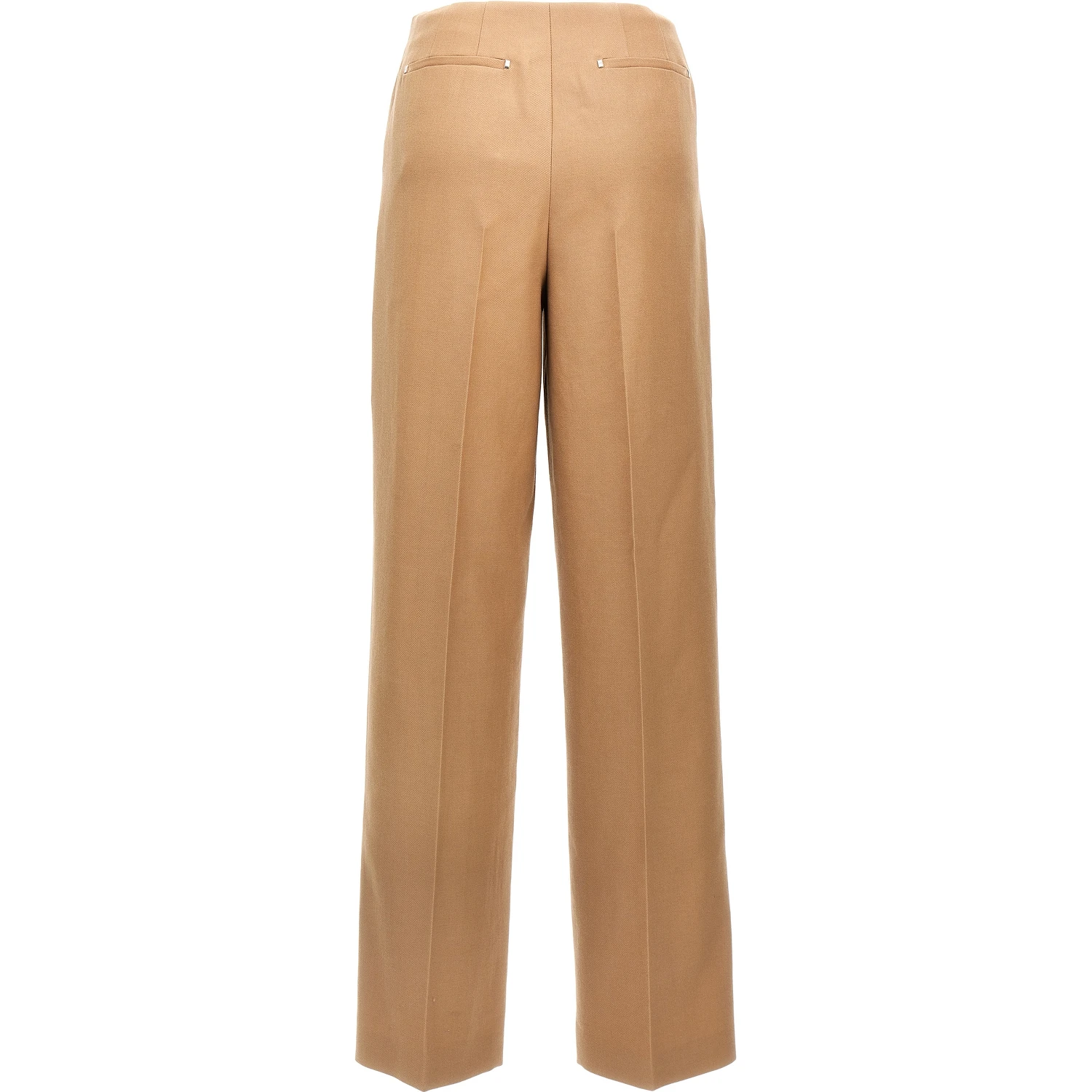 Beige Wool Dress Pants