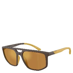 Brown Injected Sunglasses