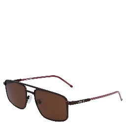Brown Metal Sunglasses