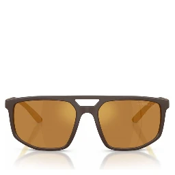 Brown Injected Sunglasses