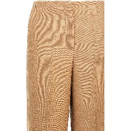 Beige Wool Dress Pants