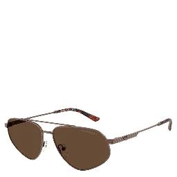 Brown Metal Sunglasses