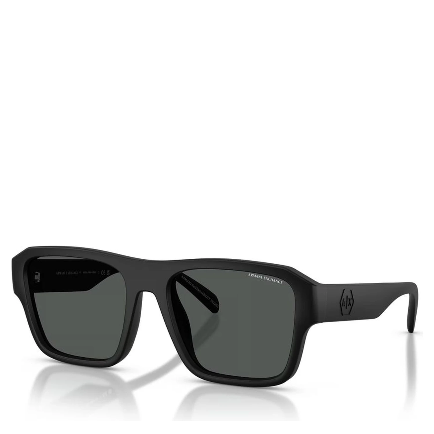 Brown Injected Sunglasses