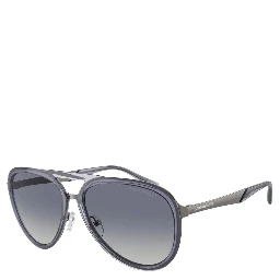 Blue Metal Sunglasses