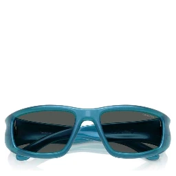 Blue Injected Sunglasses
