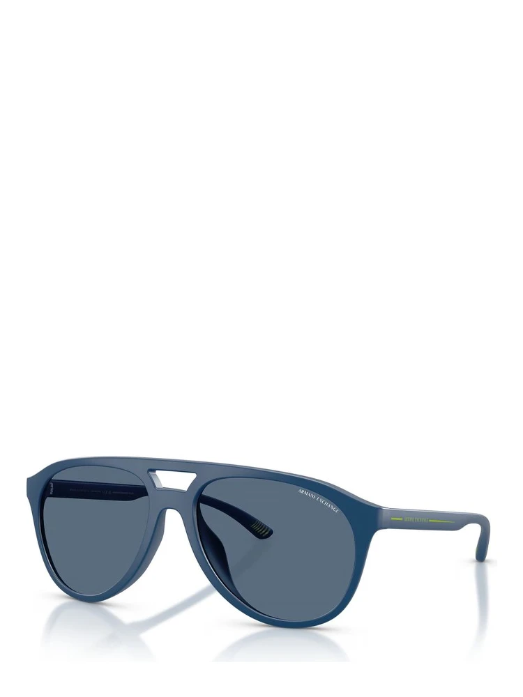 Blue Injected Sunglasses