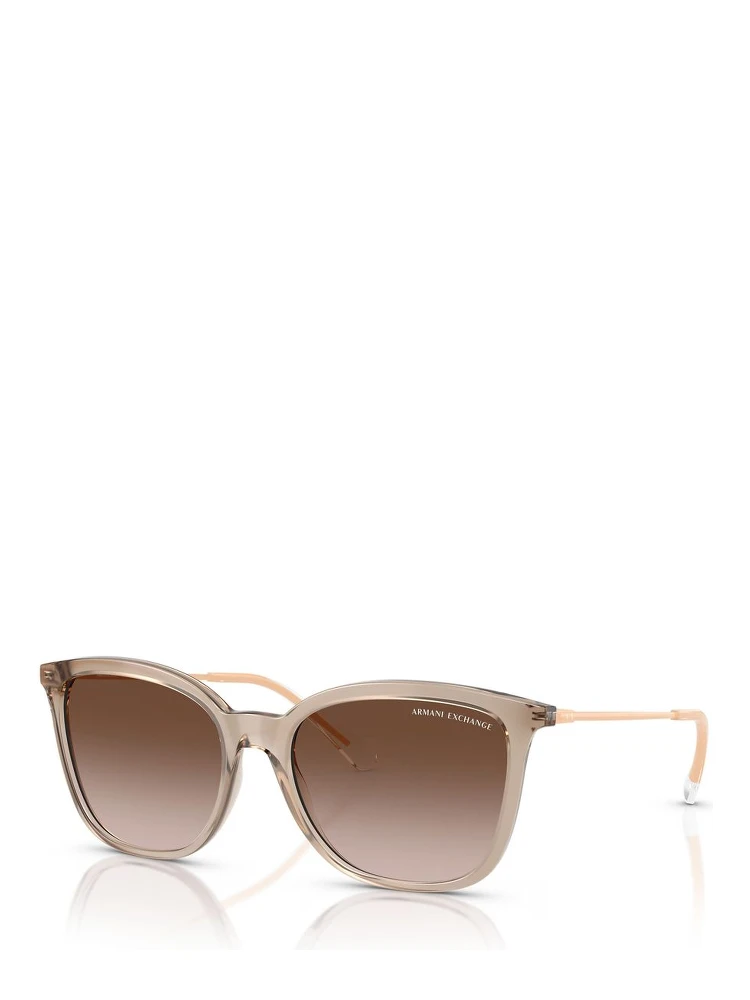 Beige Injected Sunglasses