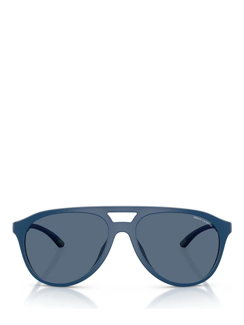 Blue Injected Sunglasses