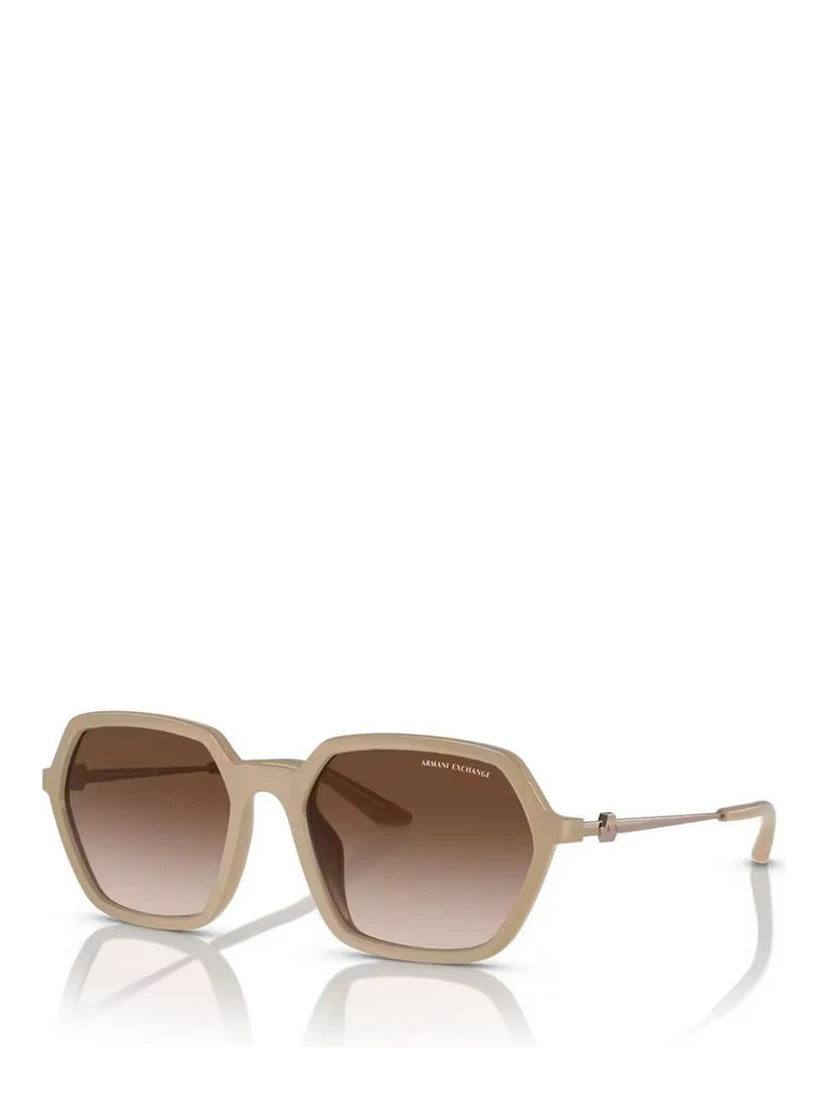 Brown Injected Sunglasses