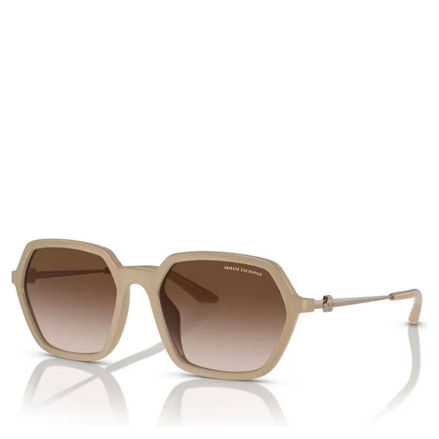 Brown Injected Sunglasses