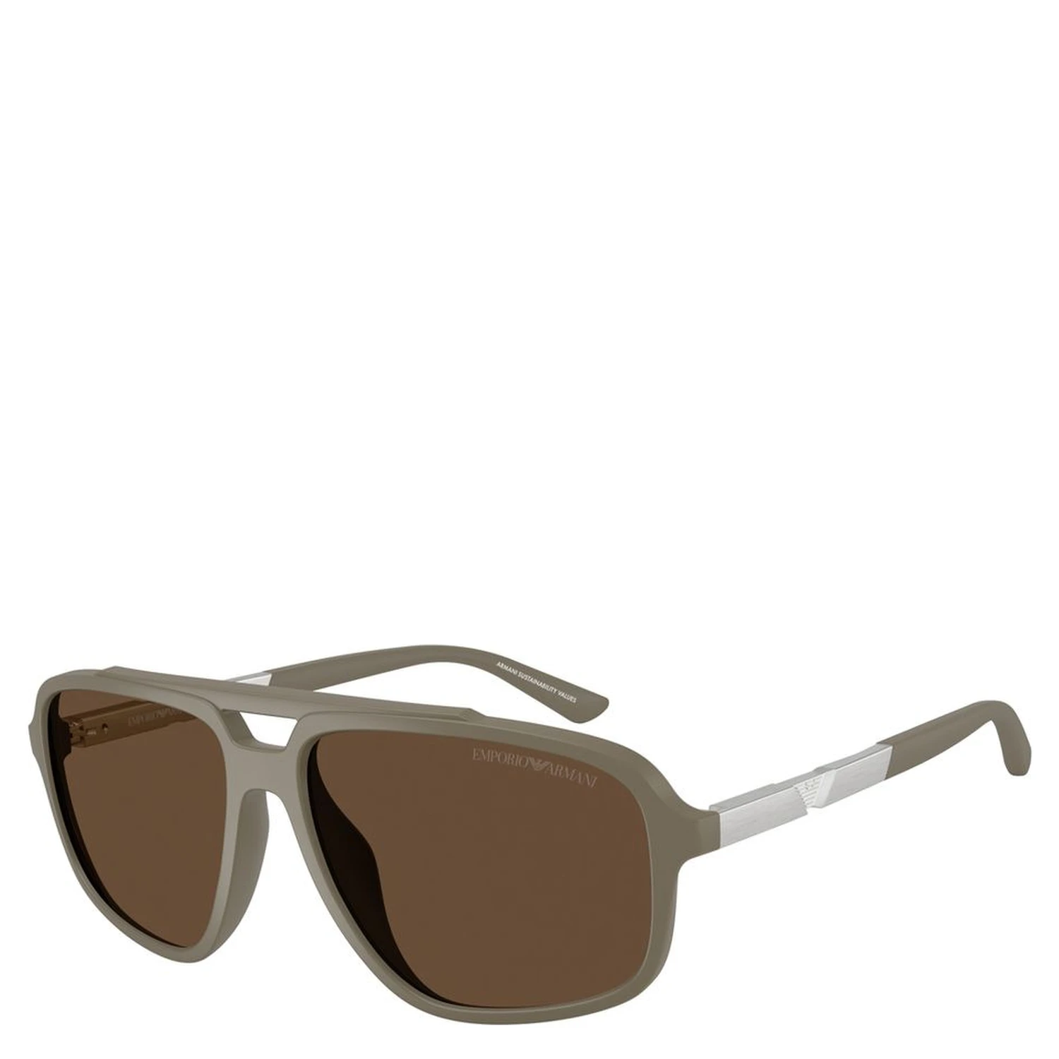 Beige Injected Sunglasses
