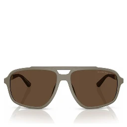 Beige Injected Sunglasses