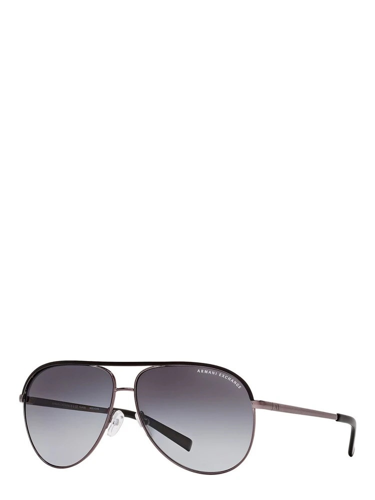 Gray Metal Sunglasses