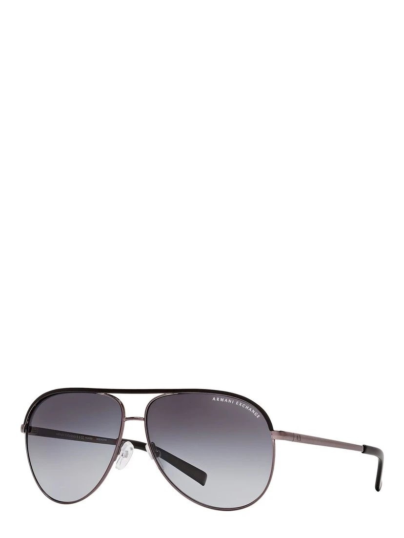 Gray Metal Sunglasses