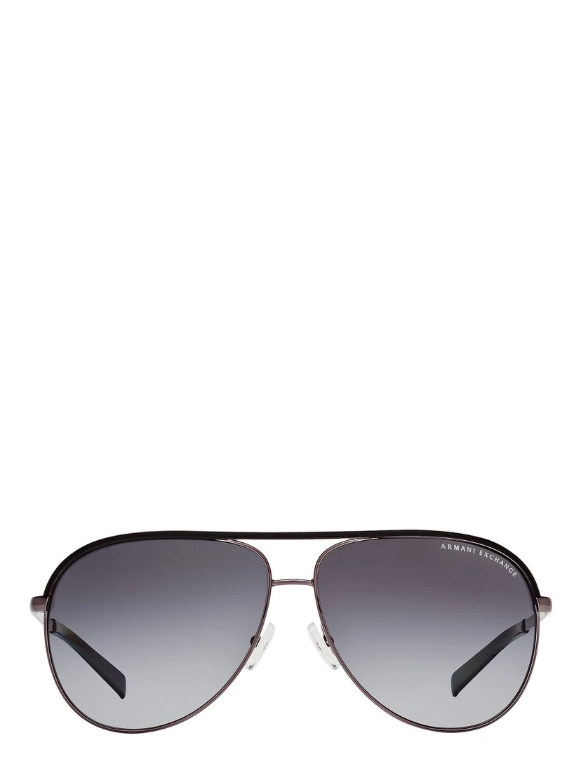 Gray Metal Sunglasses