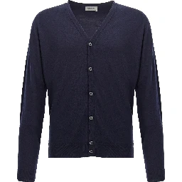 Blue Wool Cardigan