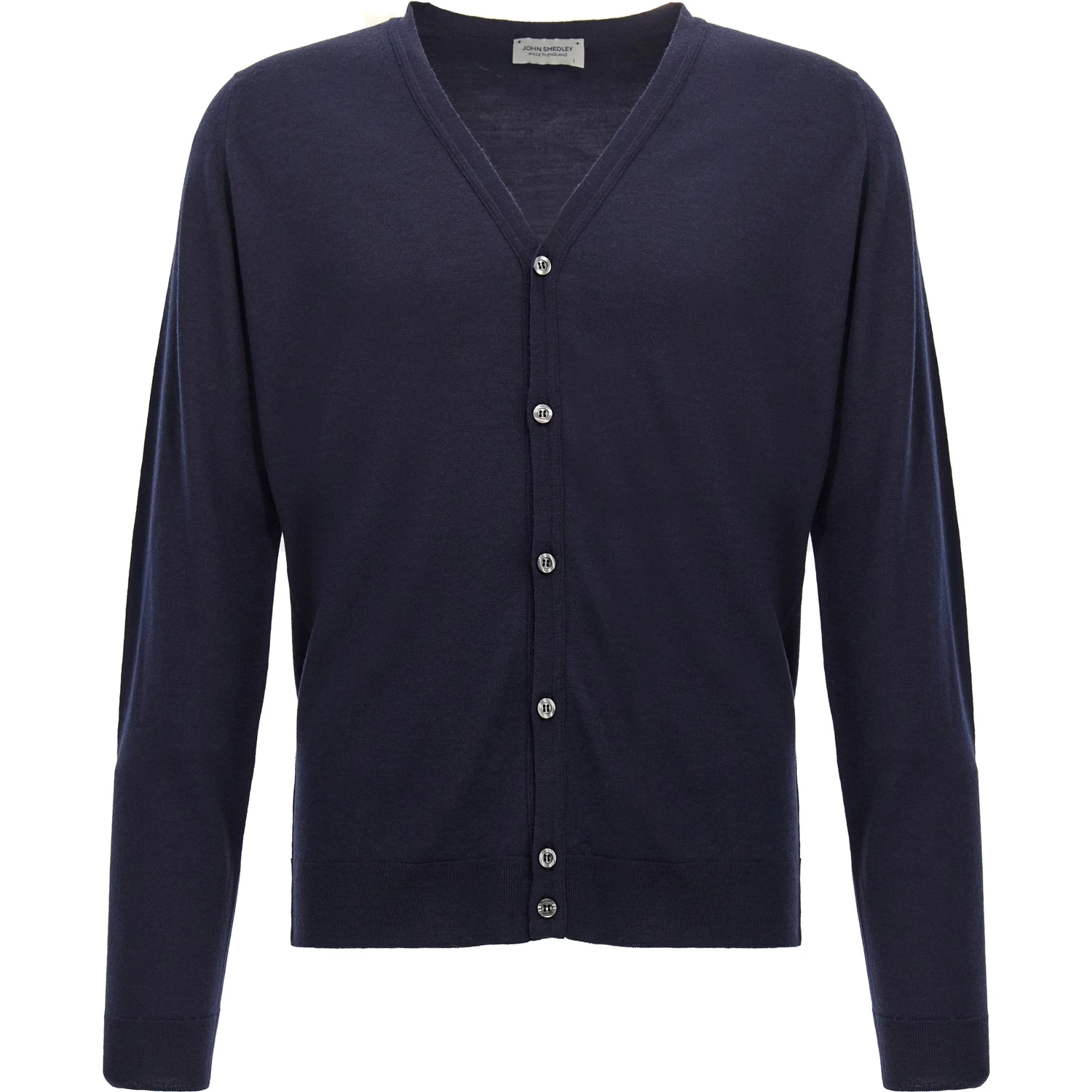 Blue Wool Cardigan