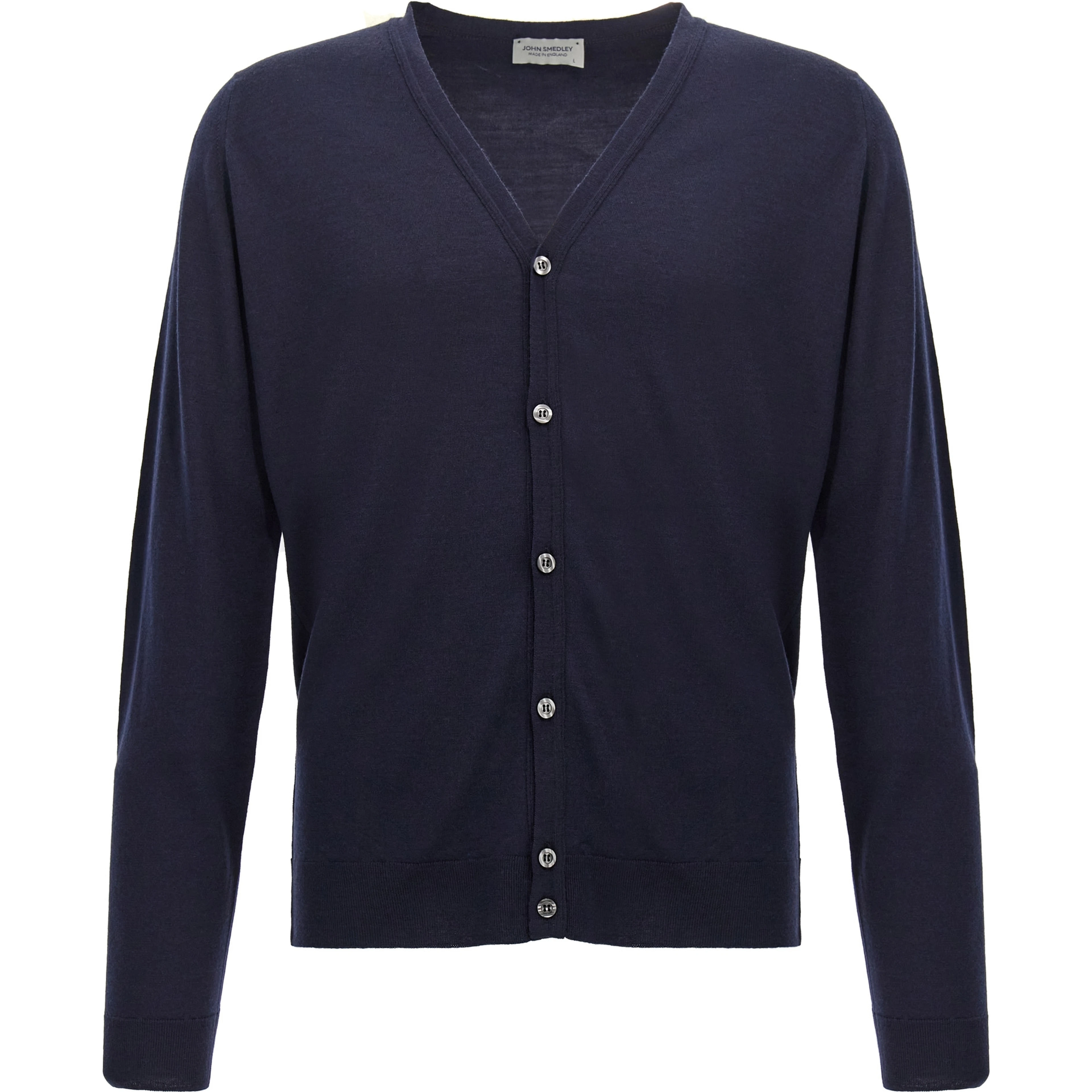 Blue Wool Cardigan