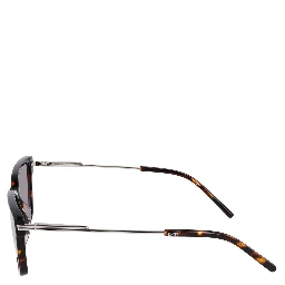 Brown Metal Sunglasses