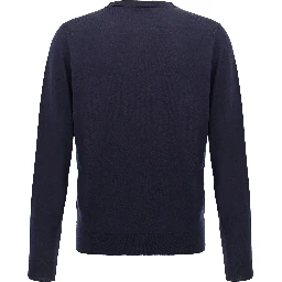 Blue Wool Cardigan