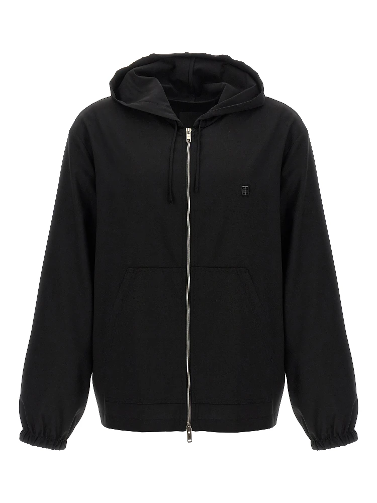 Black Virgin Wool Sweatshirt
